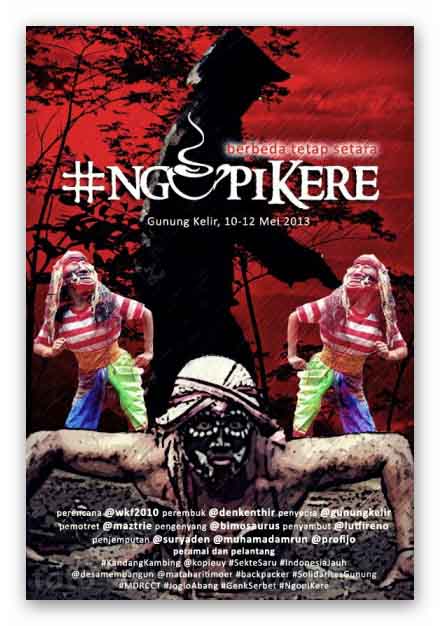 Poster Ngopi Kere (sumber:Gunungkelir.com)