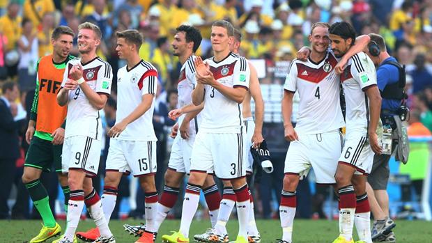 Tim Nasional Jerman Setelah Mengalahkan Perancis [foto; FIFA.com]