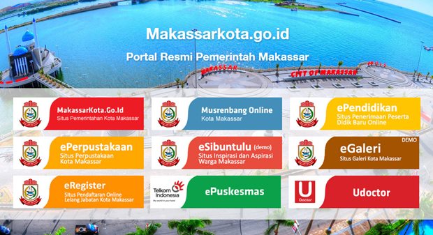 Website resmi kota Makassar