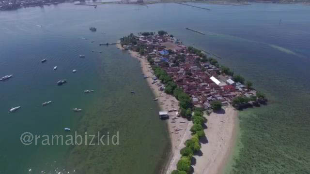 Pulau Lae-Lae dari udara (foto: ramabizkid)